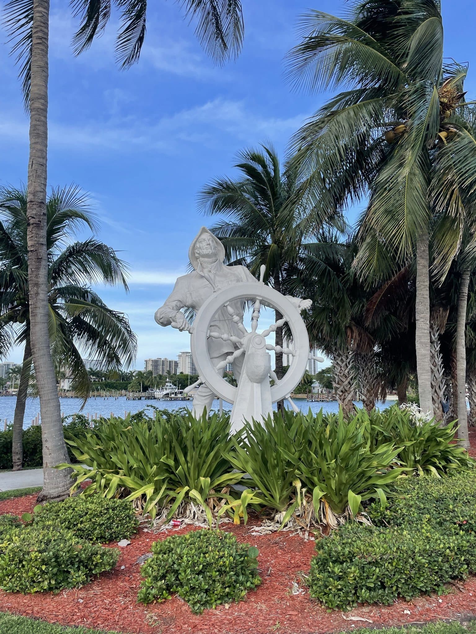 The sailor statue at Phil Foster Park, Riviera Beach